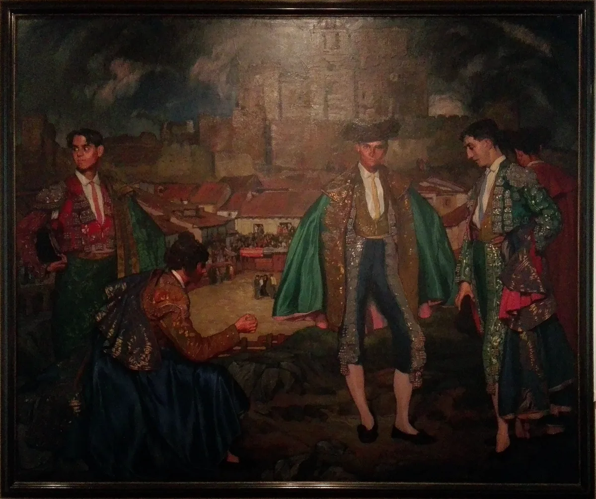 Torerillos de Turégano, cuadro de Ignacio Zuloaga en San Telmo Museoa – Totenart