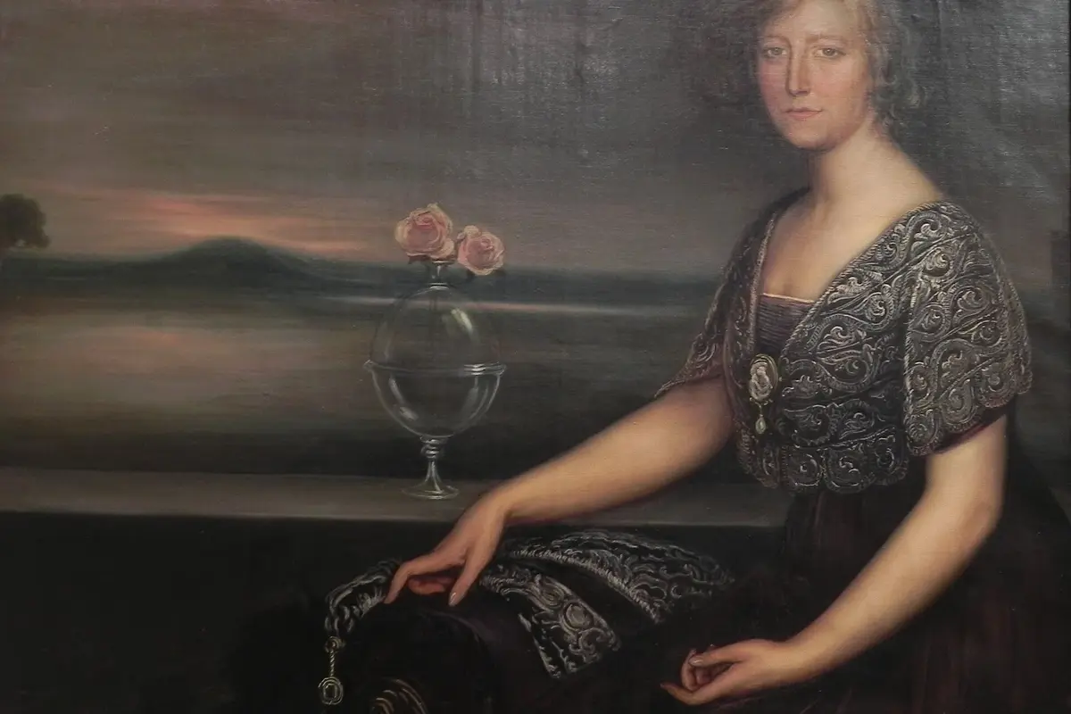 Serenidad, óleo de Julio Romero de Torres del Museu de Belles Arts de Castelló – Totenart
