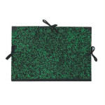 Carpeta dibujo 75x110 cm., Verde con cintas