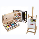 Kit de iniciación óleo (maleta, caballete y lienzo)