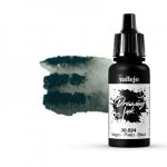 Tinta Dibujo Permanente Vallejo Negro, 17 ml.
