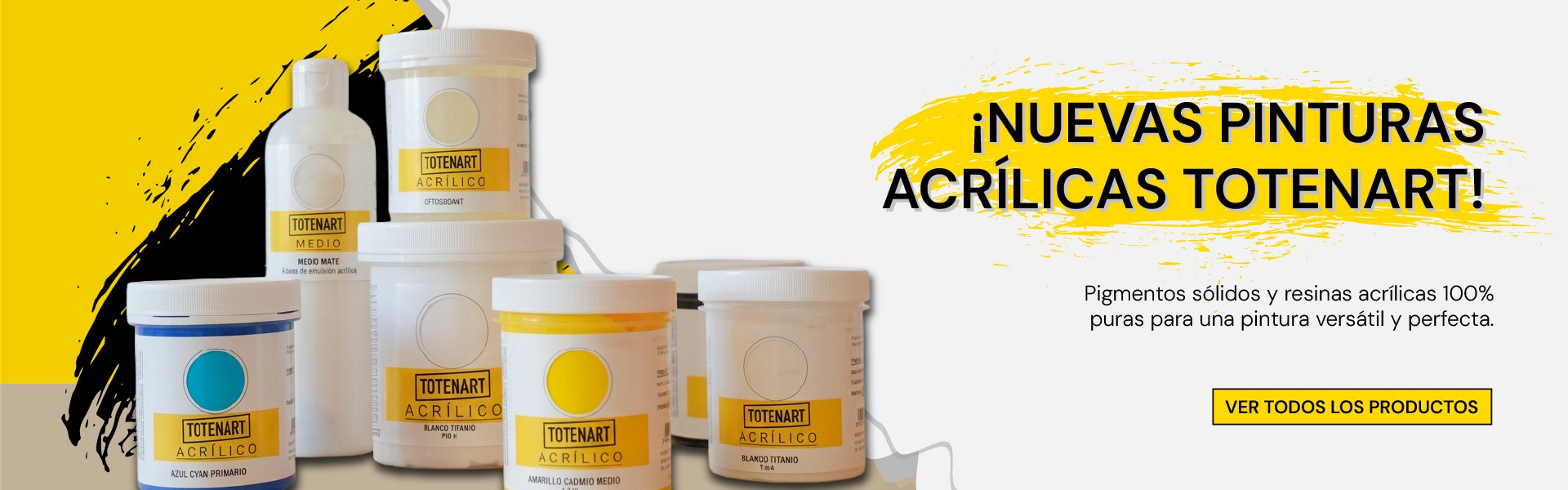 Pinturas acrílicas Totenart