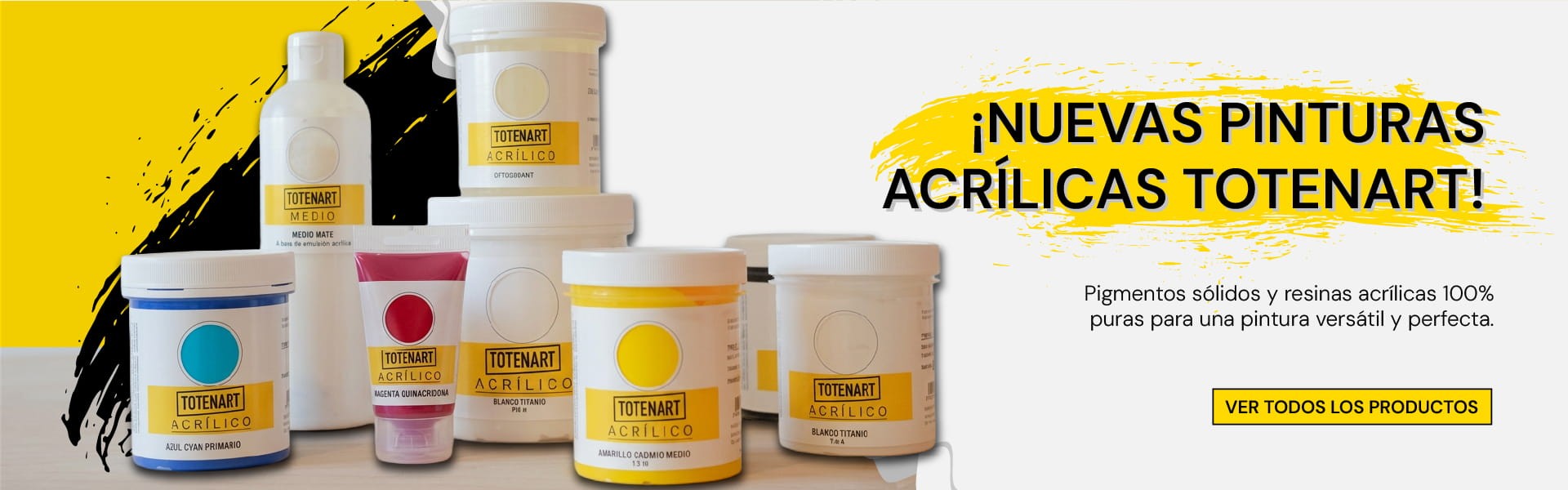 Pinturas acrílicas Totenart