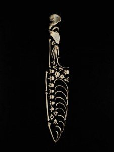Cuchillo hecho con huesos humanos - Noticias de arte de totenart