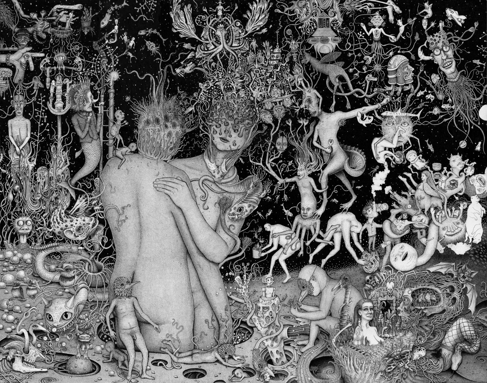 Más negro que la tinta: el arte macabro de Tolman