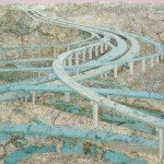 collage con mapas de carretera