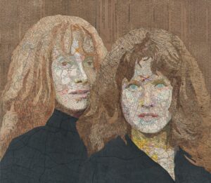como hacer un retrato de collage artístico