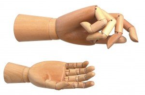 maniquí mano