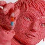 totenart maurizio savini escultura chicle nino