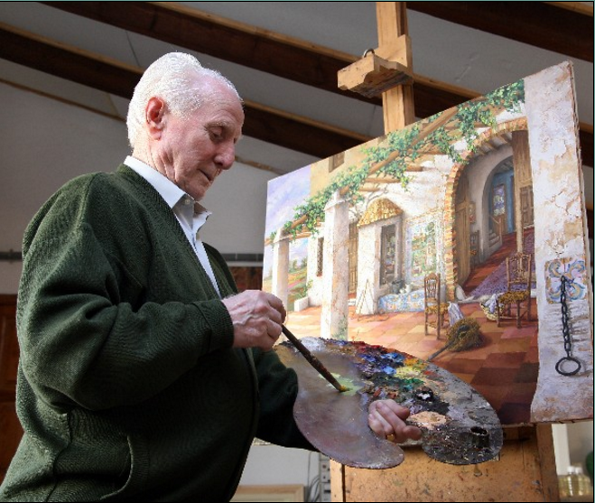 Rafael Mocholí, de la huerta al lienzo 2 RAFAEL-MOCHOLÍ-pintando-noticias-totenart