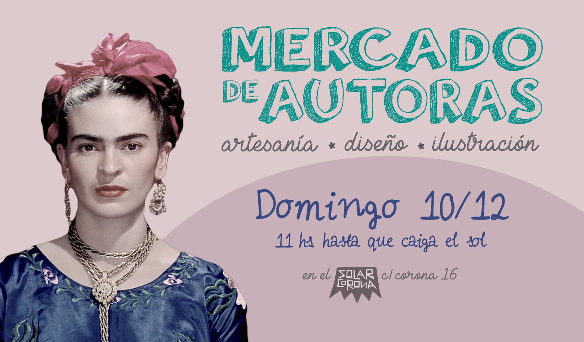 El domingo 10 tienes una cita en el Mercado de Autoras