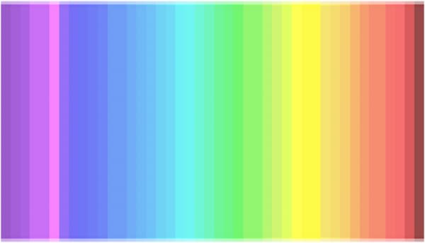 ¿Cuántos colores ves? ¿Por qué ves más o menos que otra persona? 3 colores-espectro-noticias-totenart