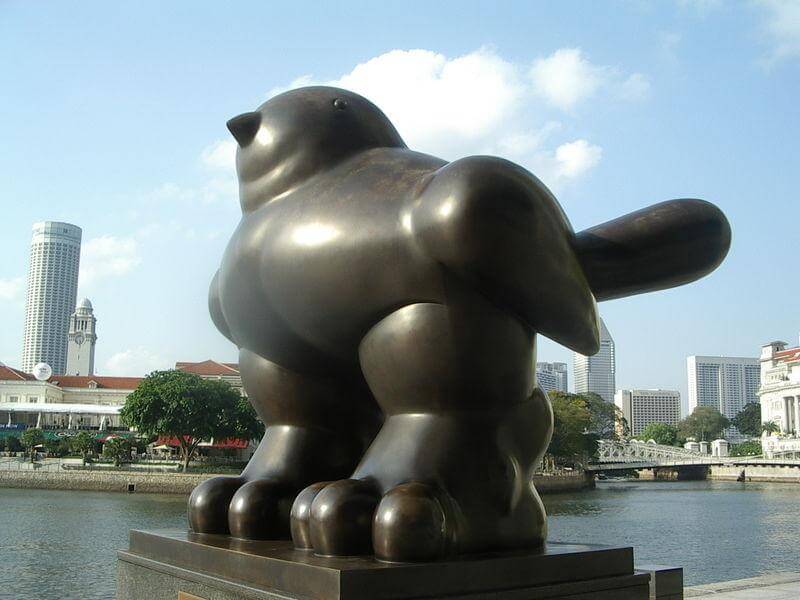 Botero regala La paloma de la Paz a Colombia 3 Paloma de la paz Botero singapur Totenart 1