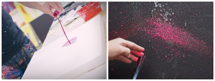 ¿Qué es el action painting? 3 action painting 1
