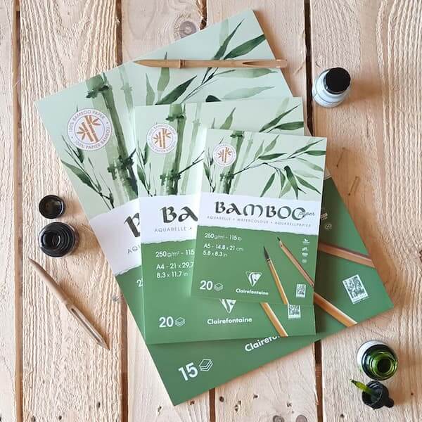 papel bamboo clairefontaine