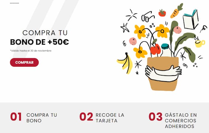 como solicitar el bono comercio Valencia