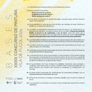 BASES XXXIX CONCURSO DE PINTURA VILA DE PUÇOL - totenart.com