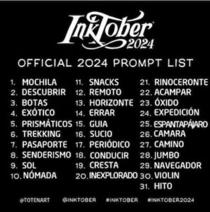 Inktober 2026 ¿Qué es y para qué sirve? 9 inktober 2024 totenart 1 1