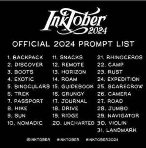 inktober 2024 totenart 1