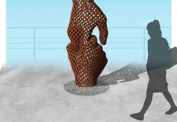 Totenart-escultura por la dana en Picanya