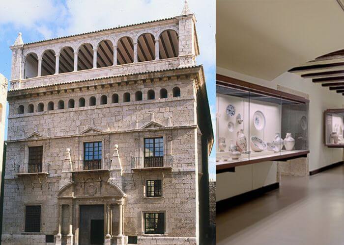 Fachada e interior del Museo de Teruel