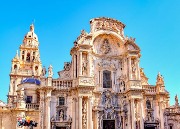 Fachada de la Catedral de Murcia