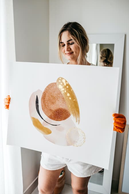 como pintar acrilico sobre lienzo