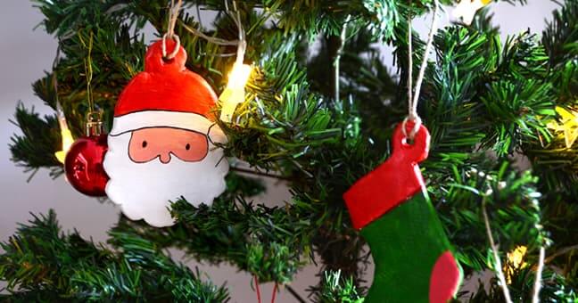 Cómo hacer decoración de Navidad con pasta DAS