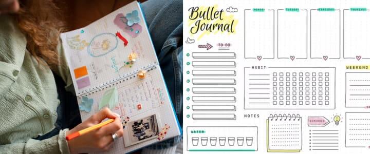 Diferencia entre journaling y Bullet Journal