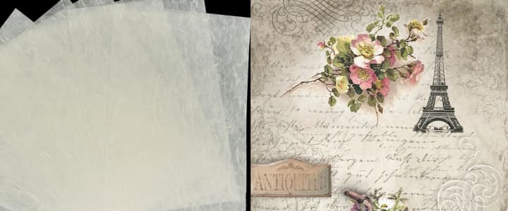 ¿Para qué se utiliza el papel de arroz en el arte?