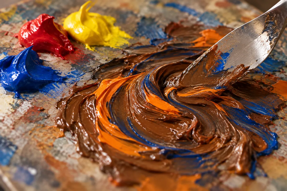 Cómo hacer color marrón mezclando pintura – Totenart